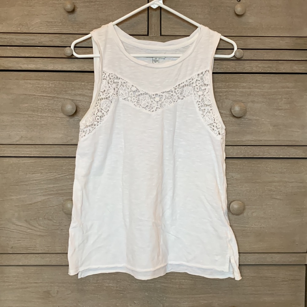 American Eagle White Tank